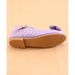 Cute Walk by Babyhug Ballerina with Buckle Closure  & Bow Applique-  Purple