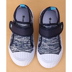 Cute Walk by Babyhug Casual Canvas Shoes with Velcro Closure - Grey