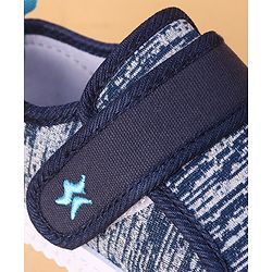 Cute Walk by Babyhug Casual Canvas Shoes with Velcro Closure - Grey