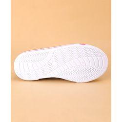 Cute Walk By Babyhug Slip On Casual Shoes Polka Dot With Bow - Blue