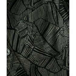 Babyhug Cotton Woven Half Sleeves Shirt & Denim Shorts With Abstract Print - Black
