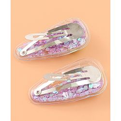 Babyhug Snap Clips with Floral Applique  Free Size - Multicolor