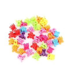 Babyhug Hair Claw Clips Pack of 42 - Multicolour