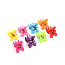 Babyhug Hair Claw Clips Pack of 42 - Multicolour