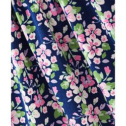 Babyhug Cotton Jersey Knit Sleeveless Frock Floral Print - Blue