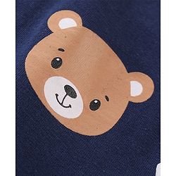 Babyhug 100% Cotton Knit Sleeveless T-Shirt Stripes & Bear Graphics Pack Of 3 - Multicolor
