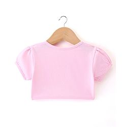 Babyhug 100% Cotton Knit Strap Shoulder Floral Printed Frock with Shrug - Multucolor