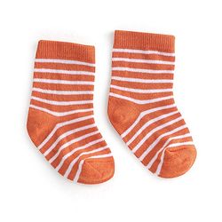 Cute Walk By Babyhug Anti-Bacterial Ankle Length Socks Striped  & Fruit Design Pack Of 3-  Red White & Blue