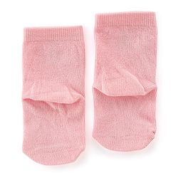 Cute Walk By Babyhug Cotton Non terry Anti Bacterial Ankle Length Socks Floral & Heart Design Pack Of 3- Multicolor