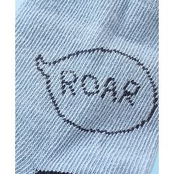 Cute Walk by Babyhug Anti-Bacterial Ankle Length Socks Dino Design Pack of 5 - Blue & Grey