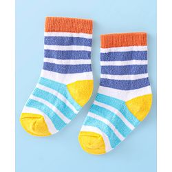 Cute Walk by Babyhug Anti-Bacterial Ankle Length Socks Bunny Design Pack of 7 - Multicolour