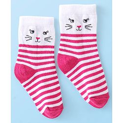 Cute Walk by Babyhug Anti-Bacterial Ankle Length Socks Bunny Design Pack of 7 - Multicolour