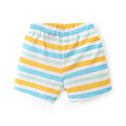Babyhug 100% Cotton Knit Striped Trunk Pack of 3 - Multicolor