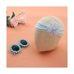 Babyhug Sunglasses with Headband Flower Applique - Red