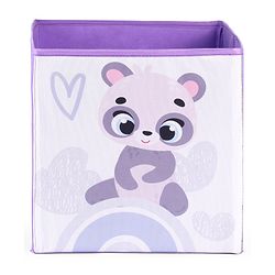 Babyhug Foldable Storage Bin Animal Outing Print - Red