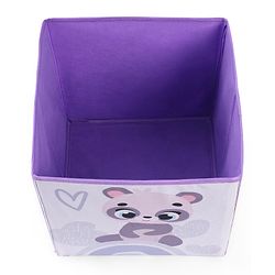 Babyhug Foldable Storage Bin Animal Outing Print - Red