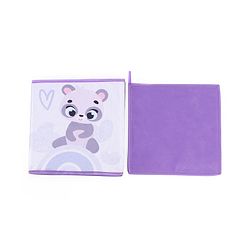 Babyhug Foldable Storage Bin Animal Outing Print - Red