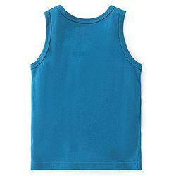 Babyhug 100% Cotton Sando Number Print Pack Of 3 - Red & Blue