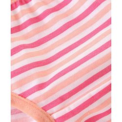 Babyhug 100% Cotton Knit Panties Floral Print Pack of 3 - Multicolour