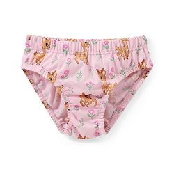 Babyhug 100% Cotton Knit Panties with Deer & Polka Dot Print Pack of 3 - Pink & Green