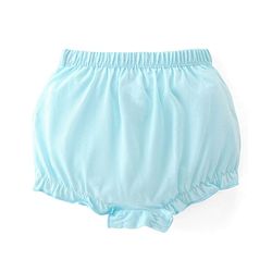 Babyhug 100% Cotton Knit Bloomers Striped & Floral Print  Pack of 3- Blue & Pink