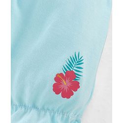 Babyhug 100% Cotton Knit Bloomers Striped & Floral Print  Pack of 3- Blue & Pink