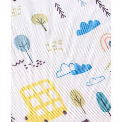 Babyhug Mother Bag with Accessories Combo With Vehicle Print Set of 5 - Green & Yellow