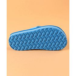 Cute Walk by Babyhug Slip On Flip Flops Monster Print - Blue