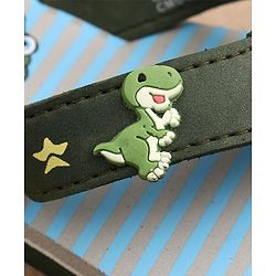 Cute Walk by Babyhug Slip On Flip Flops Dino Print - Green