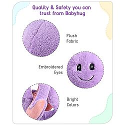 Babyhug Octopus Soft Plush Toy Purple - Height 18.5 cm