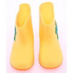 Cute Walk by Babyhug Gumboots with Dino Applique -Yellow