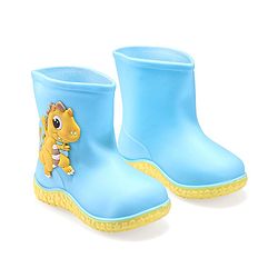 Cute Walk by Babyhug Gumboots with Dino Applique -Blue