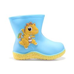 Cute Walk by Babyhug Gumboots with Dino Applique -Blue