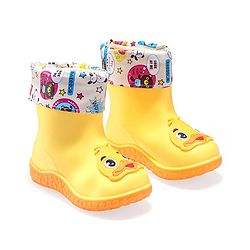 Cute Walk by Babyhug Slip Ons Rain Boots Rabbit Design - Pink