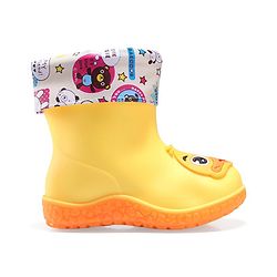 Cute Walk by Babyhug Slip Ons Rain Boots Rabbit Design - Pink