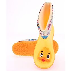 Cute Walk by Babyhug Slip Ons Rain Boots Rabbit Design - Pink