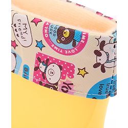 Cute Walk by Babyhug Slip Ons Rain Boots Rabbit Design - Pink