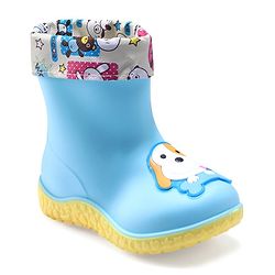 Cute Walk by Babyhug Slip Ons Rain Boots Rabbit Design - Pink