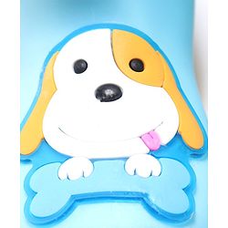 Cute Walk by Babyhug Slip Ons Rain Boots Rabbit Design - Pink
