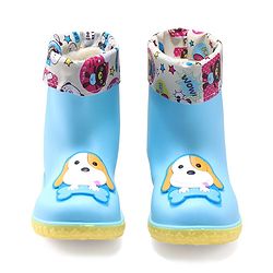 Cute Walk by Babyhug Slip Ons Rain Boots Rabbit Design - Pink