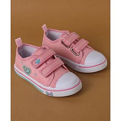Cute Walk by Babyhug Casual Shoes With Velcro Closure Sequin Detailing - Pink