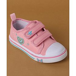 Cute Walk by Babyhug Casual Shoes With Velcro Closure Sequin Detailing - Pink