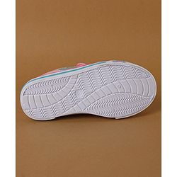 Cute Walk by Babyhug Casual Shoes With Velcro Closure Sequin Detailing - Pink