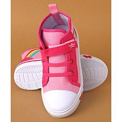 Cute Walk by Babyhug Casual Shoes With Velcro Closure - Pink