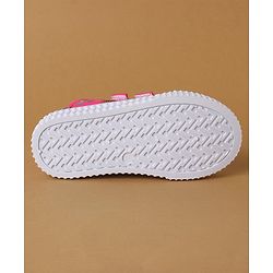 Cute Walk by Babyhug Casual Shoes with Velcro Closure & Sequin Detailing - Pink