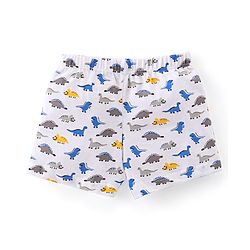 Babyhug 100% Cotton Knit Trunks Stars & Dino Print Pack of 5 - Multicolour
