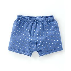 Babyhug 100% Cotton Knit Trunks Stars & Dino Print Pack of 5 - Multicolour