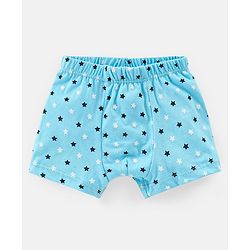 Babyhug 100% Cotton Stars Printed Trunks Pack of 5 - Multicolour