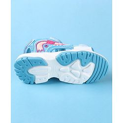 Cute Walk by Babyhug Slip On Sandals with Text Print & Velcro Closure - Pink