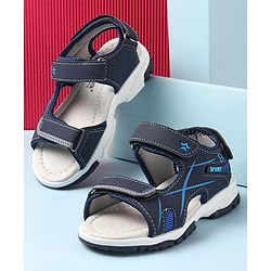 Cute Walk by Babyhug Velcro Closure Sandals - Blue